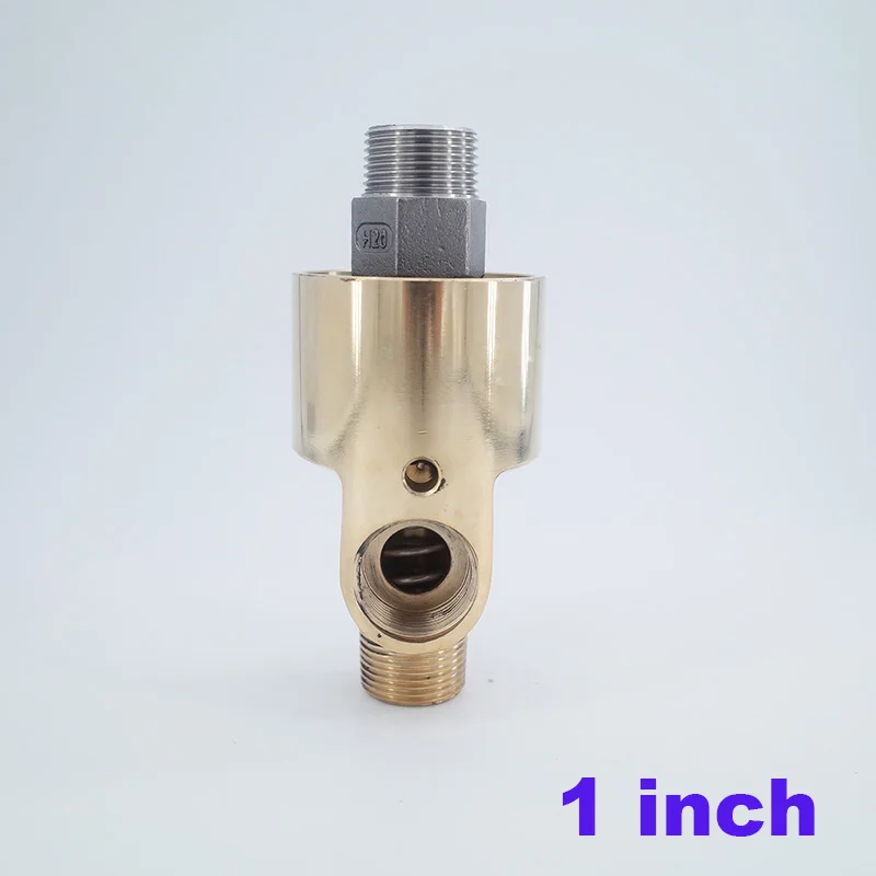 Two-way Left/Right-hand thread steam rotary joint cooling water system rotating connector 1 inch-3/8 inch brass swivel fitting
Two-way Left/Right-hand thread steam rotary joint cooling water system rotating connector 1 inch-3/8 inch brass swivel fitting
