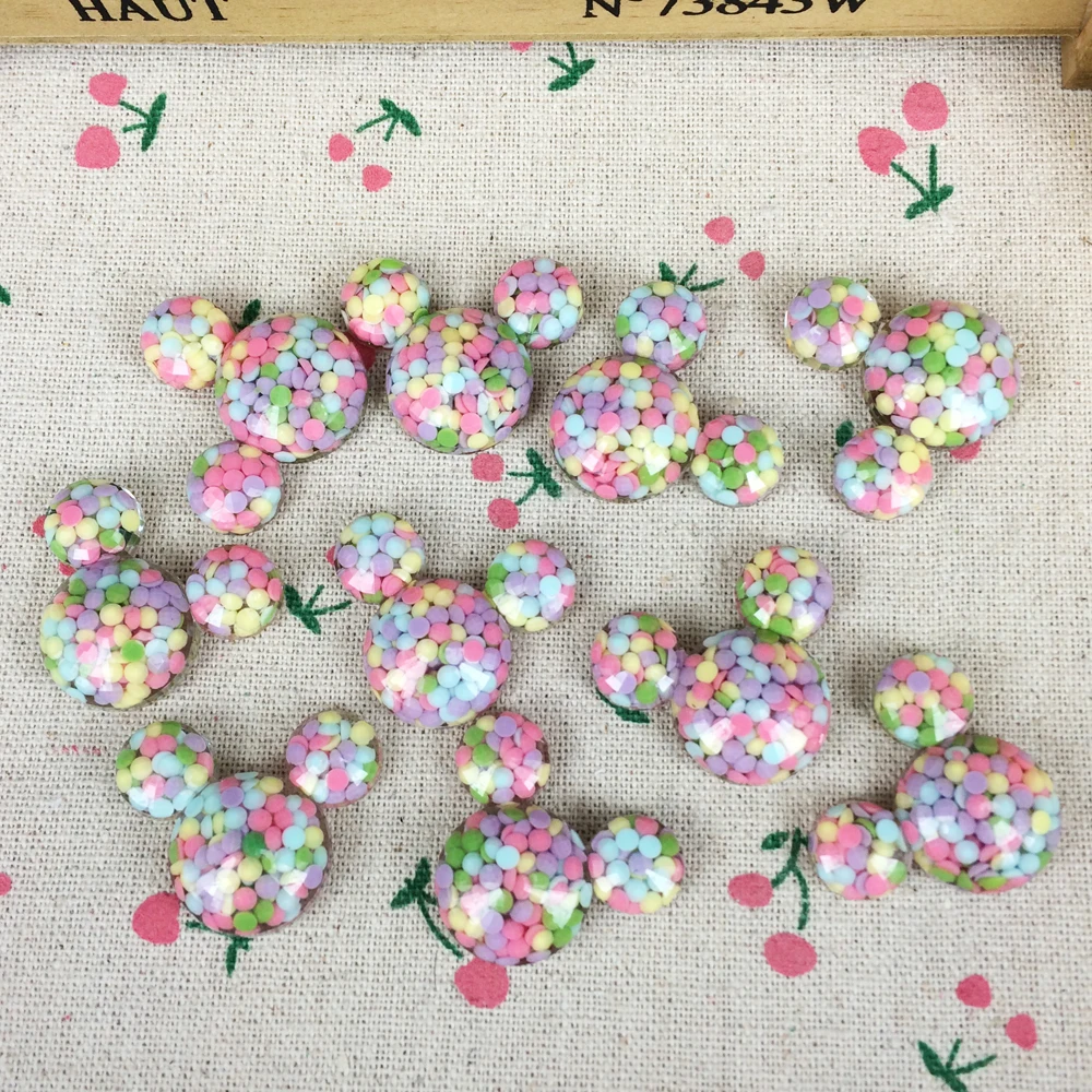 10Pieces Flat Back Cabochon Kawaii Cartoon Mouse Filled Resin Rhinestone DIY Flatback Decoration Crafts For Phone Case:26*31mm
10Pieces Flat Back Cabochon Kawaii Cartoon Mouse Filled Resin Rhinestone DIY Flatback Decoration Crafts For Phone Case:26*31mm