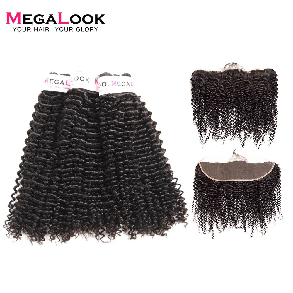 Megalook Kinky Curly Lace Front with Bundles Peruvian Remy Human Hair Bundles with Lace Front
Megalook Kinky Curly Lace Front with Bundles Peruvian Remy Human Hair Bundles with Lace Front