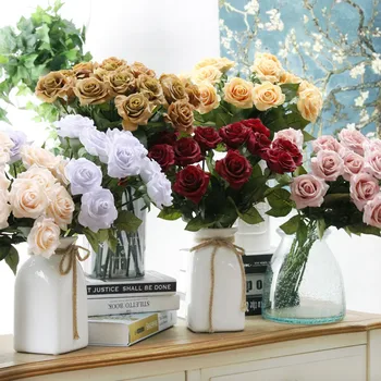 10pcs Real Touch Roses Artificial Silk Flowers Dusty Rose, White, Burgundy, Lilac Wedding Flowers Home Decorations Center Pieces
10pcs Real Touch Roses Artificial Silk Flowers Dusty Rose, White, Burgundy, Lilac Wedding Flowers Home Decorations Center Pieces