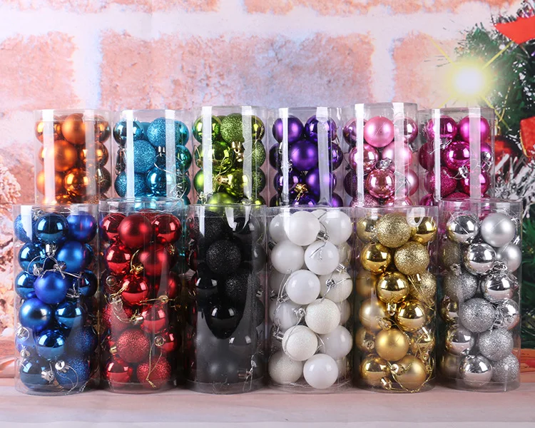 Liveable Christmas Ball 24 Christmas ball 4cm plastic light plating Christmas tree decorations
Liveable Christmas Ball 24 Christmas ball 4cm plastic light plating Christmas tree decorations