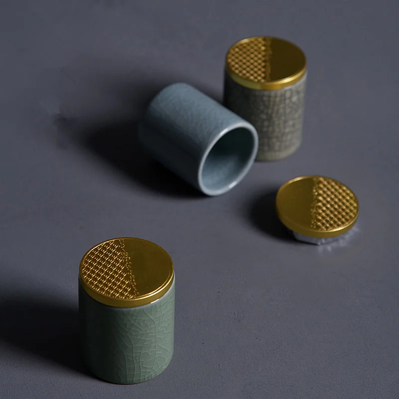 Simple 4.7*5.8cm Tea Storage Box Seasoning Jars Kitchen Mini Candy Jars Storage Container Mini Ceramic Spices Storage Box 1pcs
Simple 4.7*5.8cm Tea Storage Box Seasoning Jars Kitchen Mini Candy Jars Storage Container Mini Ceramic Spices Storage Box 1pcs