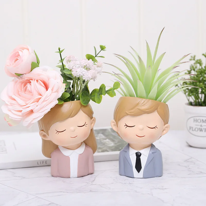 1 pcs Flowerpot Plant Pot Cute Girl Flower Planter Home Garden Mini Bonsai Cactus Flower Pot Wedding Birthday Gift
1 pcs Flowerpot Plant Pot Cute Girl Flower Planter Home Garden Mini Bonsai Cactus Flower Pot Wedding Birthday Gift