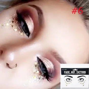 1pack Flash tattoo Waterproof stars choker pattern Freckles Gold Face Tattoo Body Art Sticker eye decals Bride tribe girl party
1pack Flash tattoo Waterproof stars choker pattern Freckles Gold Face Tattoo Body Art Sticker eye decals Bride tribe girl party