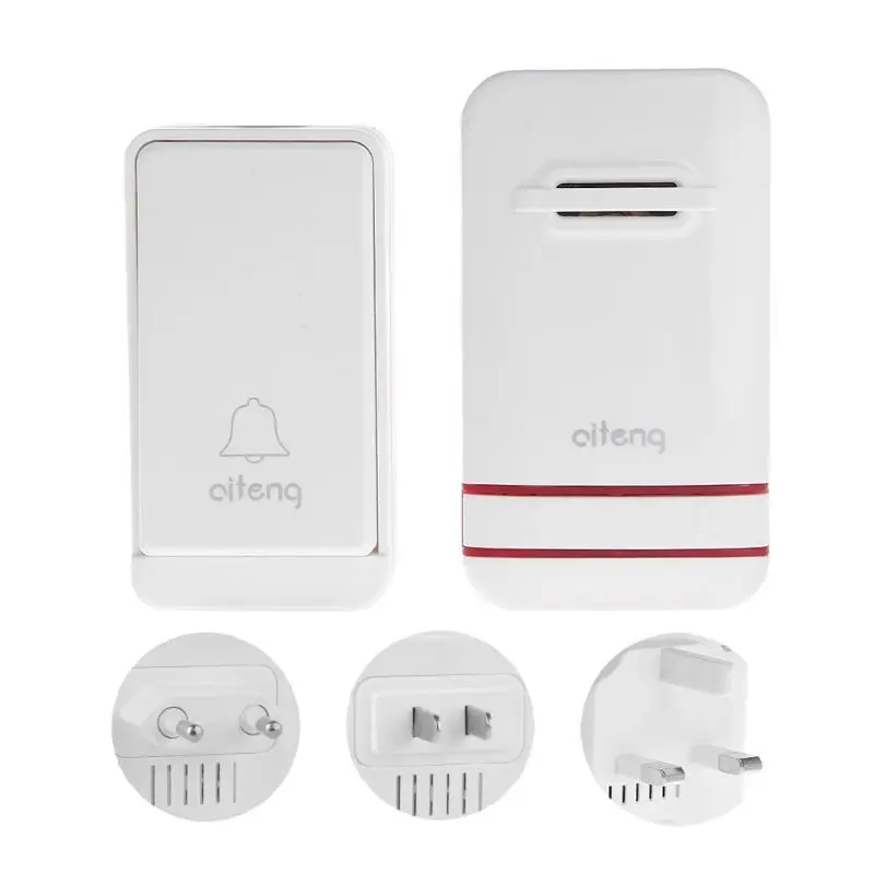 Wireless Doorbell Battery-free Waterproof Door Bell Button Transmitter Receiver System Office Home Hotel
Wireless Doorbell Battery-free Waterproof Door Bell Button Transmitter Receiver System Office Home Hotel