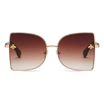 2019 Retro Vintage Square Bee Sunglasses Women Brand Designer Metal Frame Fashion Oversized Sunglasses Shades for Women UV400
2019 Retro Vintage Square Bee Sunglasses Women Brand Designer Metal Frame Fashion Oversized Sunglasses Shades for Women UV400