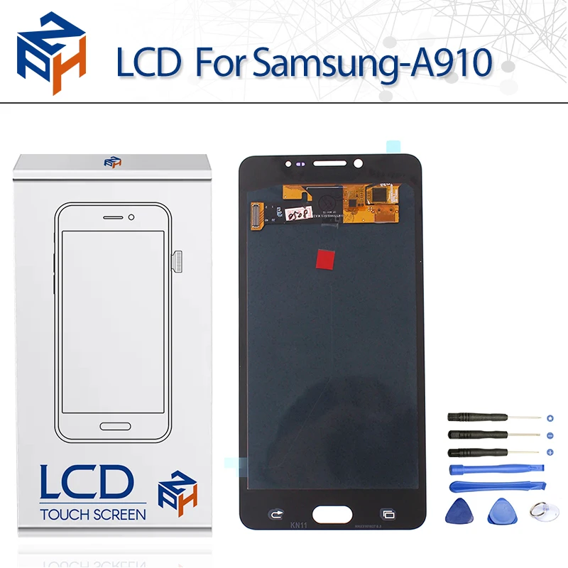 100% тестирование запчасть для samsung Galaxy A9 2016 A910 A9100 SM A910F ЖК дисплей с Сенсорный экран