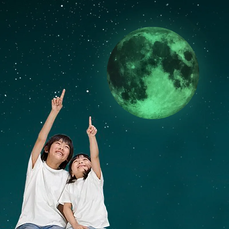 20cm Luminous Moon Earth Cartoon DIY 3D Wall Stickers for Kids Room Bedroom Glow In The Dark Wall Sticker Home Decor Living Room
20cm Luminous Moon Earth Cartoon DIY 3D Wall Stickers for Kids Room Bedroom Glow In The Dark Wall Sticker Home Decor Living Room