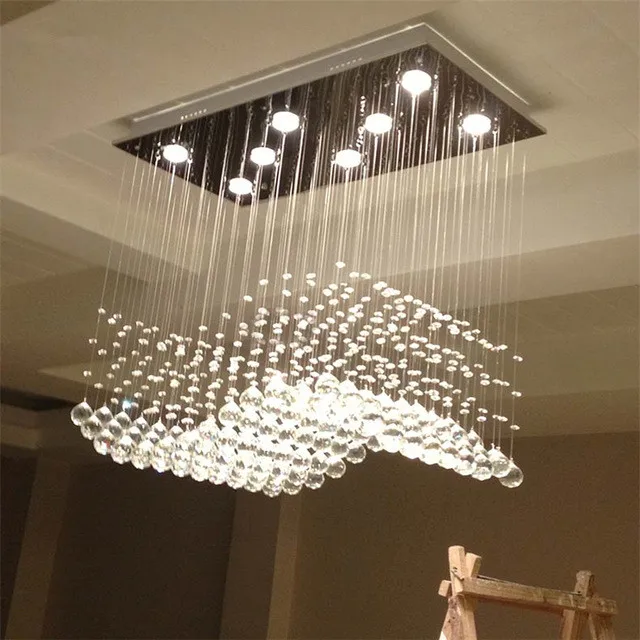Led Rectangle restaurant chandelier lighting Crystal creative personality modern simple bar decorated Chandelier lustre
Led Rectangle restaurant chandelier lighting Crystal creative personality modern simple bar decorated Chandelier lustre