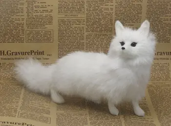 new Simulation white fox toy polyethylene&furs standing fox model gift about 26x7x15cm y0307 
new Simulation white fox toy polyethylene&furs standing fox model gift about 26x7x15cm y0307