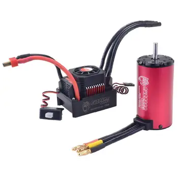 LCLL-SURPASS HOBBY 4076 2000KV Sensorless Brushless Motor 150A Brushless ESC with 8.4V 3A Switch Mode BEC LCD Programming Card
LCLL-SURPASS HOBBY 4076 2000KV Sensorless Brushless Motor 150A Brushless ESC with 8.4V 3A Switch Mode BEC LCD Programming Card
