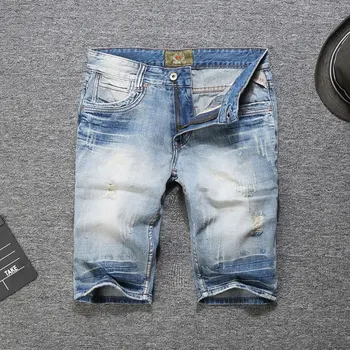 2019 New Fashion Men Jeans Shorts Summer Style Blue Color Cotton Classical Short Jeans Casual Denim Shorts Men,Men Shorts Pants
2019 New Fashion Men Jeans Shorts Summer Style Blue Color Cotton Classical Short Jeans Casual Denim Shorts Men,Men Shorts Pants