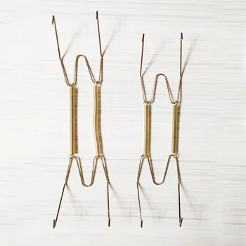 7.5 To 10 Inch Decorative Plate Spring W Type Special Gold Metal Hook Wall Hanging Plates Flexible Spring Hanger Home Decor 
7.5 To 10 Inch Decorative Plate Spring W Type Special Gold Metal Hook Wall Hanging Plates Flexible Spring Hanger Home Decor