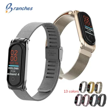 Mi Band 4 3 Metal Strap Buckle Magnet Replacement bracelet Wrist Band Straps Stainless Steel WristBand for Xiaomi MiBand 4 3
Mi Band 4 3 Metal Strap Buckle Magnet Replacement bracelet Wrist Band Straps Stainless Steel WristBand for Xiaomi MiBand 4 3