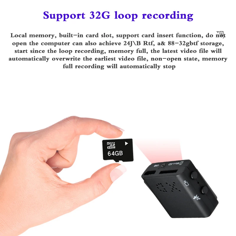 Camcorder Hunting HD Camera Mini Compact Camera HD Camcorder Night Vision Micro Cam Lightweight Video Recorder Convenient
Camcorder Hunting HD Camera Mini Compact Camera HD Camcorder Night Vision Micro Cam Lightweight Video Recorder Convenient