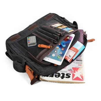 New Multifunction Canvas Men Messenger Bags Casual Travel Satchel Male Shoulder Bag Bolsa Masculina Student Laptop Crossbody Bag
New Multifunction Canvas Men Messenger Bags Casual Travel Satchel Male Shoulder Bag Bolsa Masculina Student Laptop Crossbody Bag