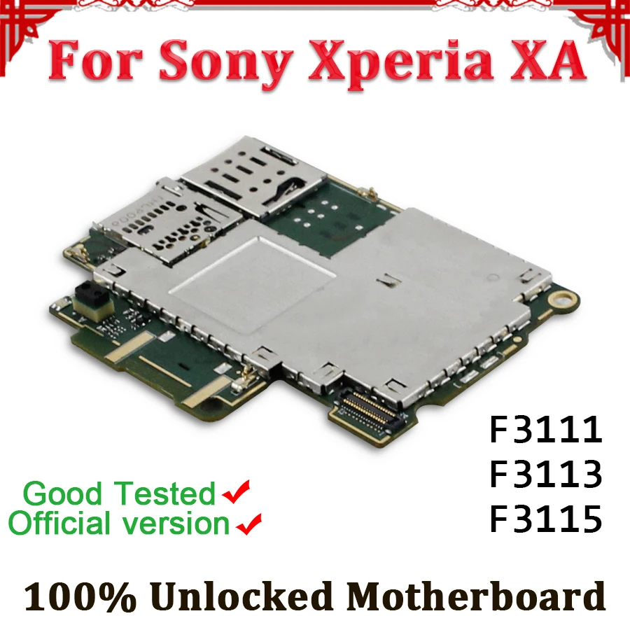 TDHHX Disassemble 100% Unlocked For Sony Xperia XA F3111 F3113 F3115 Motherboard Mainboard Logic Board With Android System
TDHHX Disassemble 100% Unlocked For Sony Xperia XA F3111 F3113 F3115 Motherboard Mainboard Logic Board With Android System
