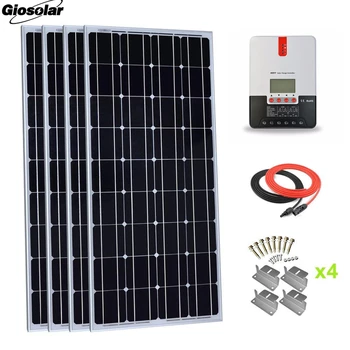400 Watt 12 Volt Mnocrystalline Solar Panel Kit w/ 40A MPPT Charge Controller, Solar Cable, Z Brackets
400 Watt 12 Volt Mnocrystalline Solar Panel Kit w/ 40A MPPT Charge Controller, Solar Cable, Z Brackets