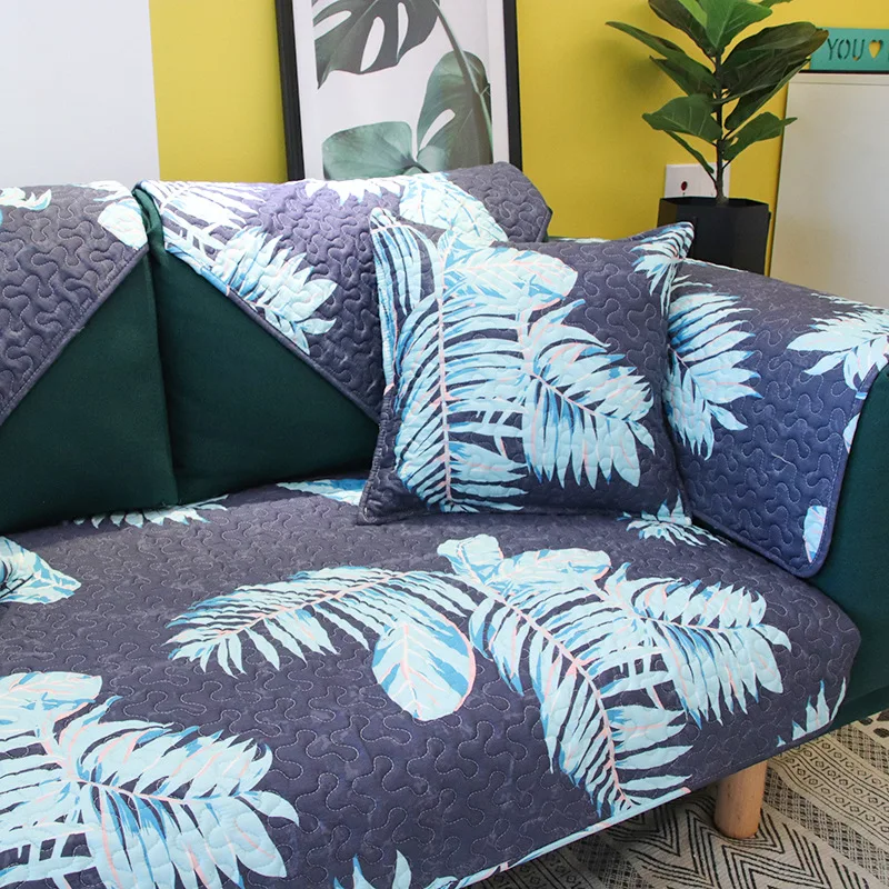 Nordic Luxury Green Plant Sofa Cover Cotton Slip-Resistant Sofa Towel Chair Covers Mats Living/Drawing Room L-Shaped
Nordic Luxury Green Plant Sofa Cover Cotton Slip-Resistant Sofa Towel Chair Covers Mats Living/Drawing Room L-Shaped