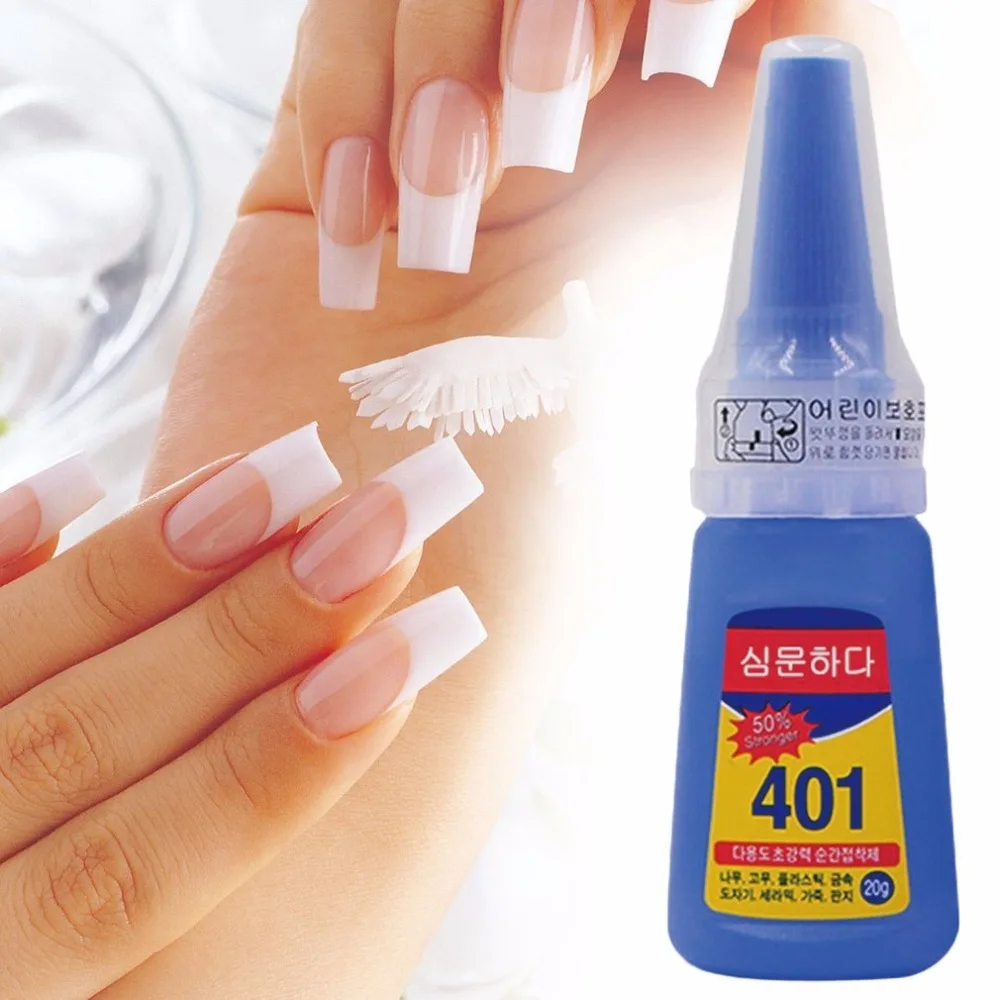 Multifunctional 401 Instant Adhesive 20g Super Strong Liquid Glue Home Office School Nail Glue Beauty Supplies For Wood Plastic
Multifunctional 401 Instant Adhesive 20g Super Strong Liquid Glue Home Office School Nail Glue Beauty Supplies For Wood Plastic