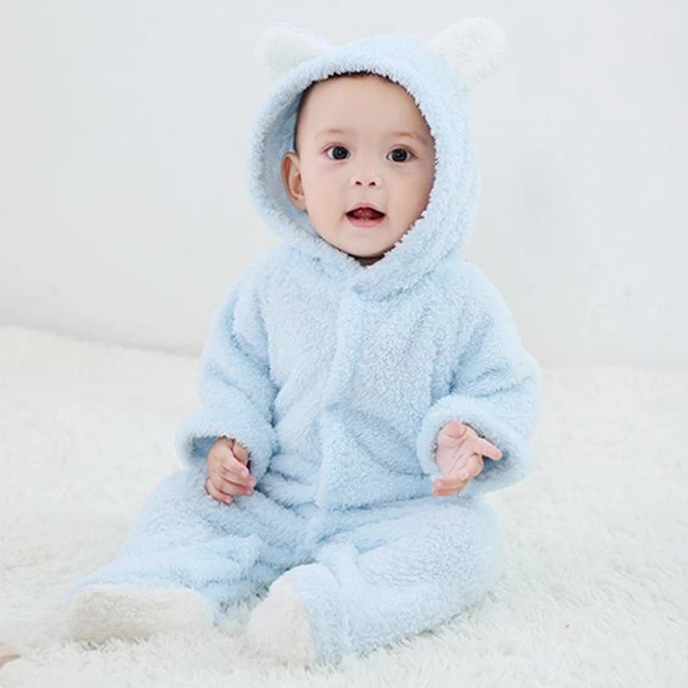 Winter Pantyhose Bear Baby Romper Children Coral Fleece Hoodies Overalls Newborn Baby Rompers Newborn Toddle Jumpsuit Clothes
Winter Pantyhose Bear Baby Romper Children Coral Fleece Hoodies Overalls Newborn Baby Rompers Newborn Toddle Jumpsuit Clothes