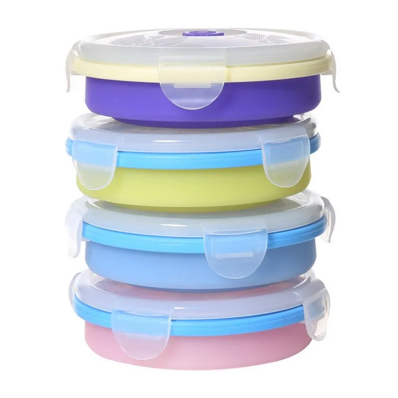 200ml Silicone Folding Lunch Box Microwave Bento Round Food Container Camping Students Lunch Boxes Tableware 25
200ml Silicone Folding Lunch Box Microwave Bento Round Food Container Camping Students Lunch Boxes Tableware 25