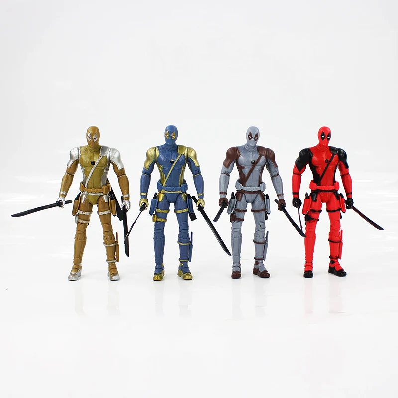 4pcs/lot 18cm Super Hero Deadpool X-Men Wade Winston Wilson PVC Action Figure With LED Collection Model Toys Doll
4pcs/lot 18cm Super Hero Deadpool X-Men Wade Winston Wilson PVC Action Figure With LED Collection Model Toys Doll