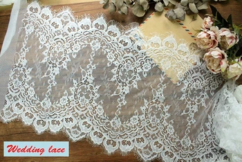 NEW soft quality undea wear clothing wedding table decoration eyelash lace trims 15 meters wholesale available 35CM width
NEW soft quality undea wear clothing wedding table decoration eyelash lace trims 15 meters wholesale available 35CM width