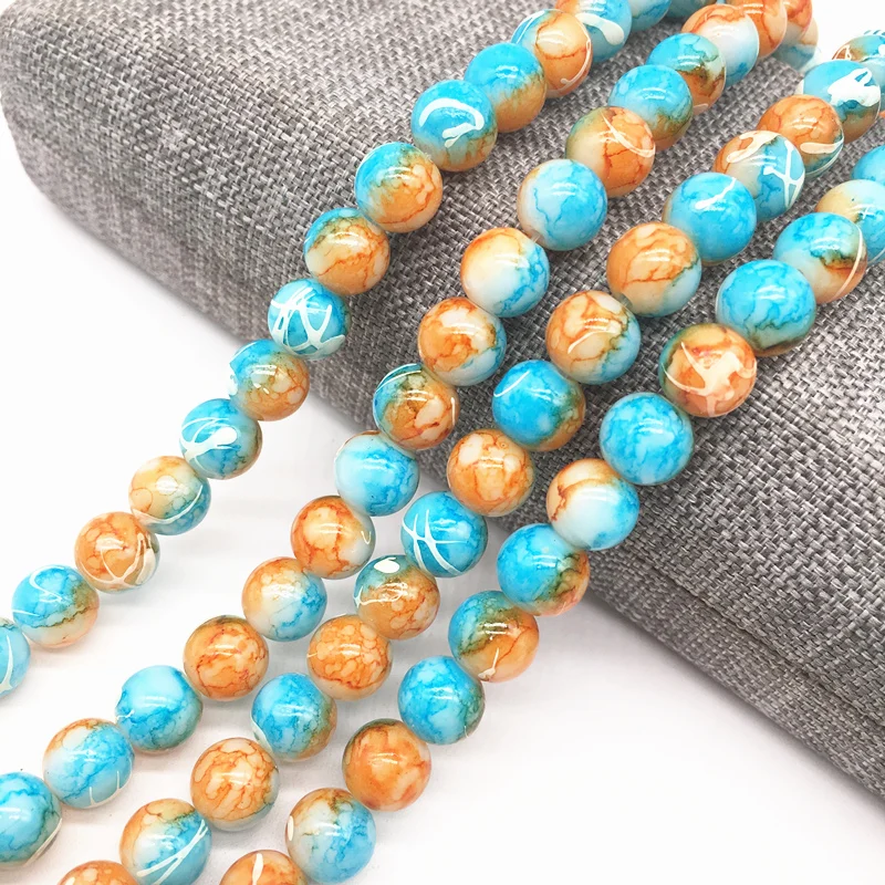 Wholesale 4/6/8mm Blue&orange Salad Glass Beads Loose Spacer Painted Pearl Charm DIY Jewellery Making #05
Wholesale 4/6/8mm Blue&orange Salad Glass Beads Loose Spacer Painted Pearl Charm DIY Jewellery Making #05