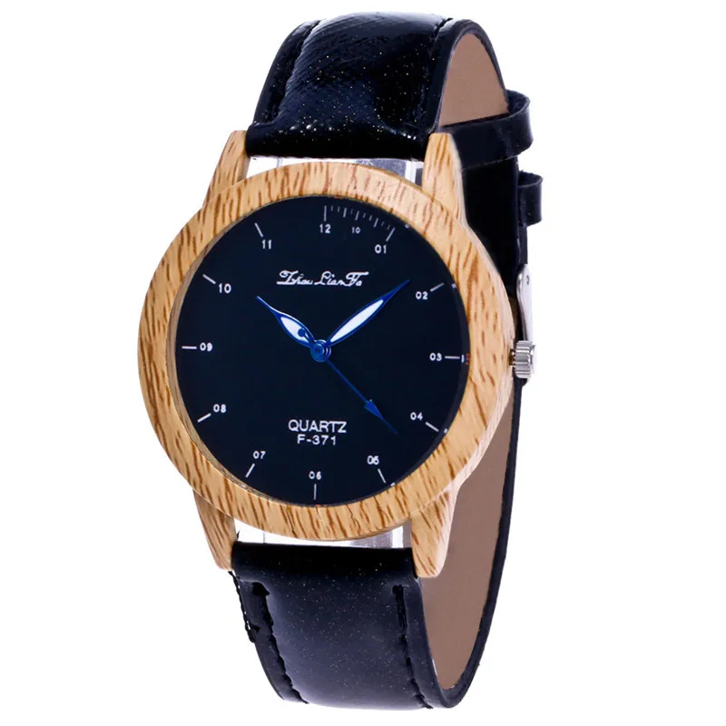 New Design Women's Watches Leather Band Wristwatch For Ladies Wooden Border Black Dial Dames Horloges Montre Femme Saatleri *A
New Design Women's Watches Leather Band Wristwatch For Ladies Wooden Border Black Dial Dames Horloges Montre Femme Saatleri *A