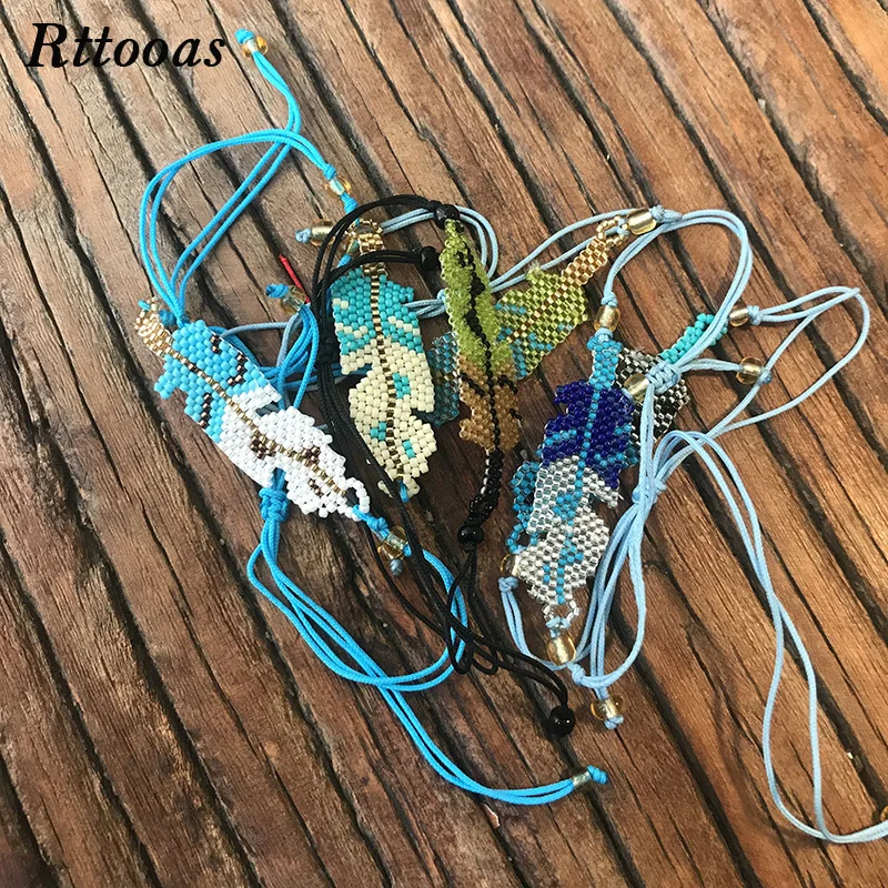 Rttooas Fashion Women Bracelet Jewelry Accessories MIYUKI Beads Handmade Woven Leaves Bracelet
Rttooas Fashion Women Bracelet Jewelry Accessories MIYUKI Beads Handmade Woven Leaves Bracelet