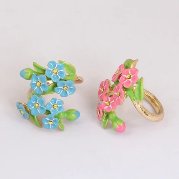 Blue And Pink Flower Ring For Women Christmas Or Birthday Gift For Girls
Blue And Pink Flower Ring For Women Christmas Or Birthday Gift For Girls