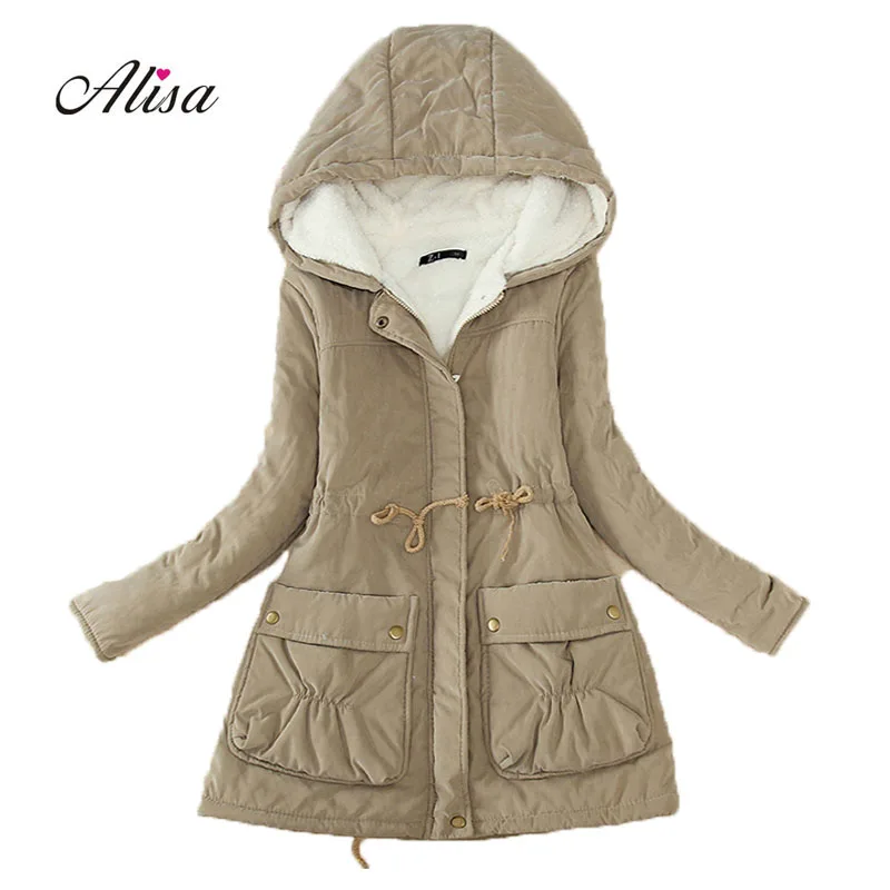 2018 New Winter Coats Women Casual Medium Long Black Padded Jackets Woman Hooded Warm Lamb Fleece Cheap Parkas Feminino Casaco
2018 New Winter Coats Women Casual Medium Long Black Padded Jackets Woman Hooded Warm Lamb Fleece Cheap Parkas Feminino Casaco