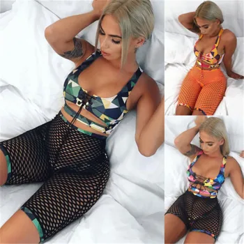 3PCS Swim Suit Women Print 2018 Bandage Bikini Set Fishnet Shorts Bathing Suit Push-up Swimwear Sexy Hollow Out Beach Wear Femme
3PCS Swim Suit Women Print 2018 Bandage Bikini Set Fishnet Shorts Bathing Suit Push-up Swimwear Sexy Hollow Out Beach Wear Femme