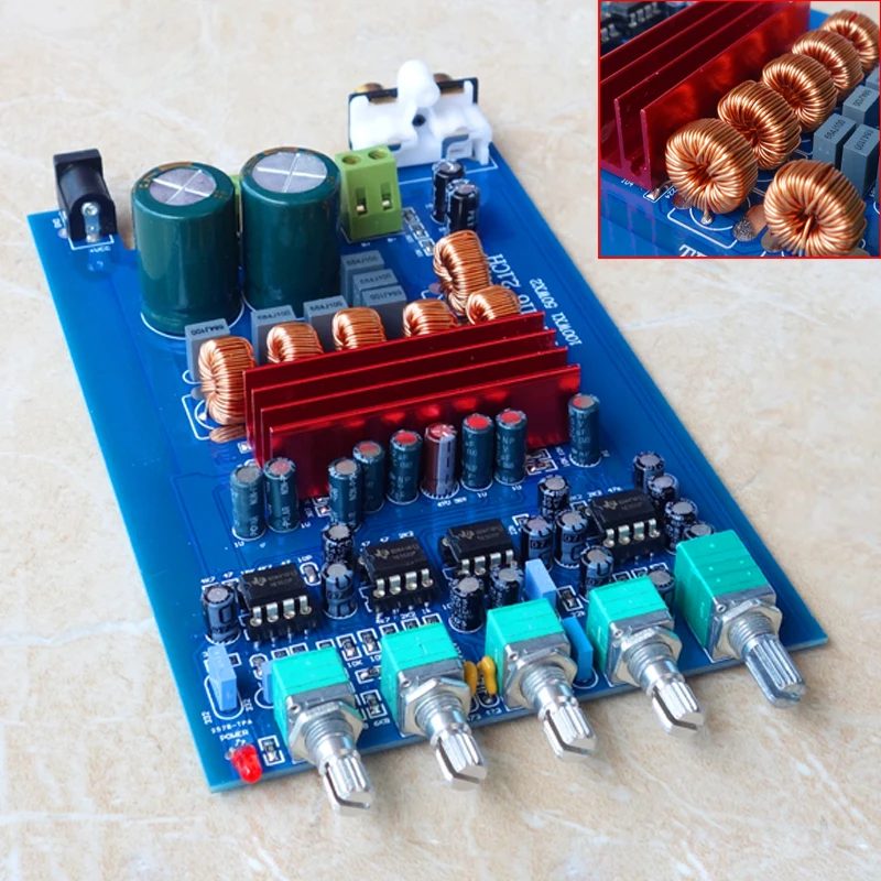 Плата Hi-Fi цифрового усилителя K.GUSS TPA3116D2 NE5532 * 4 2,1 50 Вт * 2 + 100 Вт/сабвуфер 24 В постоянного тока
Плата Hi-Fi цифрового усилителя K.GUSS TPA3116D2 NE5532 * 4 2,1 50 Вт * 2 + 100 Вт/сабвуфер 24 В постоянного тока