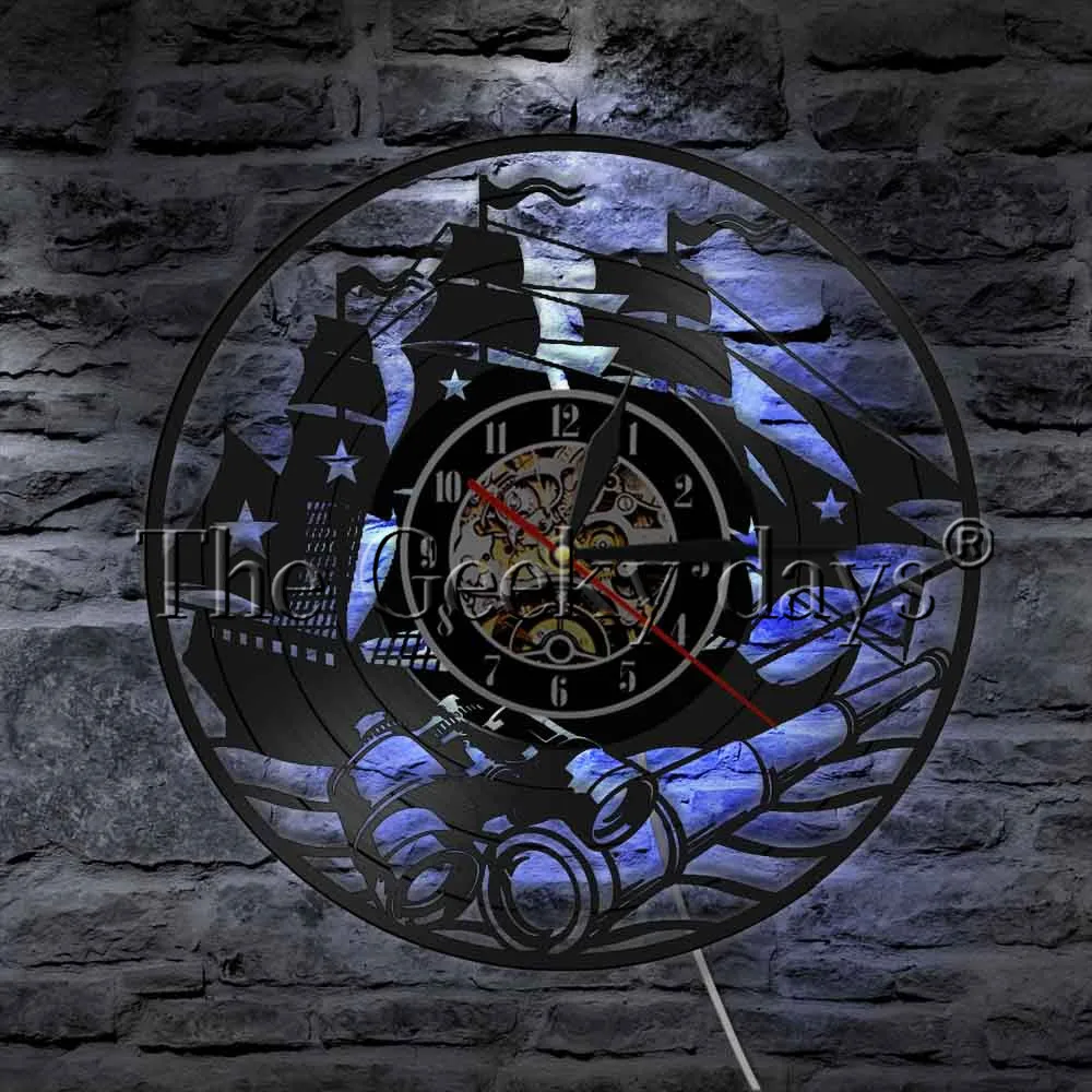 Vintage Marine Ship LED Night Lamp Sailing Boat Yacht Wall Clock Telescope Home Decor Wall Watch Decorative Lighting
Vintage Marine Ship LED Night Lamp Sailing Boat Yacht Wall Clock Telescope Home Decor Wall Watch Decorative Lighting