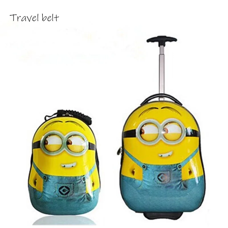 Travel Belt Cute Animal Suitcase Children Rolling Luggage Sets Spinner kids travel Bags Cabin Cartoon Trolley case
Travel Belt Cute Animal Suitcase Children Rolling Luggage Sets Spinner kids travel Bags Cabin Cartoon Trolley case