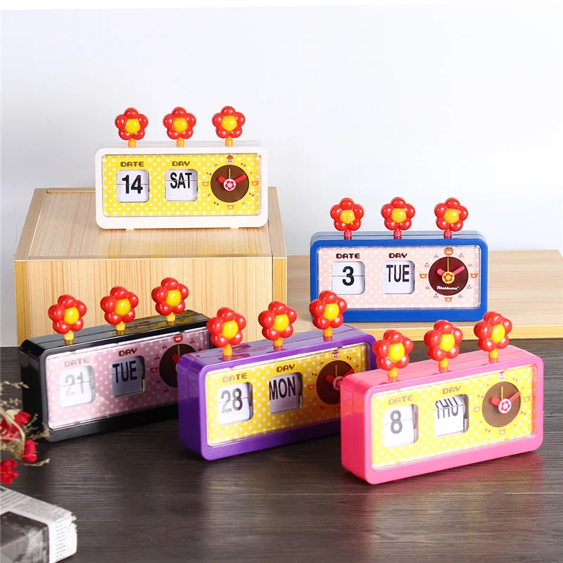 Flip Digital Clock Calendar Pink White Black Blue Purple ABS Displays Day Date Time Perfect for the Home or Office 3 Buttons
Flip Digital Clock Calendar Pink White Black Blue Purple ABS Displays Day Date Time Perfect for the Home or Office 3 Buttons