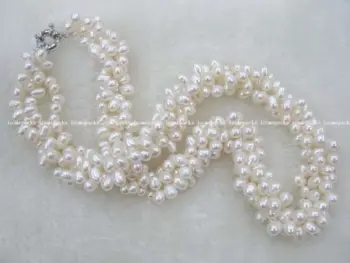 Women Gift word Love women Fashion Jewelry wholesale 3rows 6-7*5-6mmwhite rice freshwater pearl necklace 17"
Women Gift word Love women Fashion Jewelry wholesale 3rows 6-7*5-6mmwhite rice freshwater pearl necklace 17"