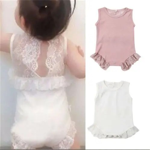 Toddler Baby Girls Lace Romper 2019 New Kids Short Sleeve Jumpsuit Soild Clothes Outfit Set Summer Playsuit
Toddler Baby Girls Lace Romper 2019 New Kids Short Sleeve Jumpsuit Soild Clothes Outfit Set Summer Playsuit