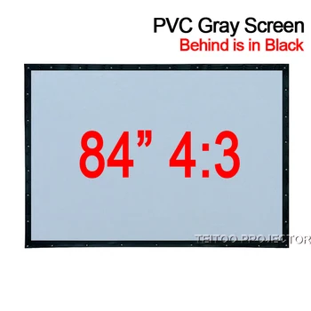 84 inches 4:3 PVC Soft Grey-Black Projection Screen Curtain Film for Multimedia 3D HD DLP Movie Projector with Eyelets
84 inches 4:3 PVC Soft Grey-Black Projection Screen Curtain Film for Multimedia 3D HD DLP Movie Projector with Eyelets