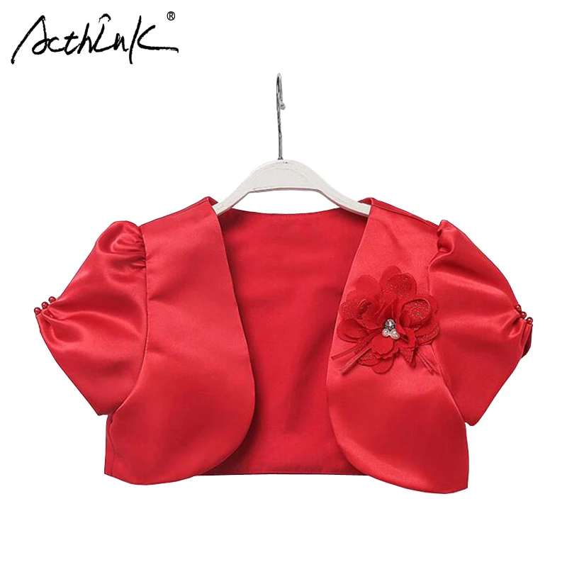 ActhInK New Baby Girls Floral Bolero Brand Princess Girls Short Sleeve Wedding Dress Cape Kids 2018 Summer Short Coat for Girls
ActhInK New Baby Girls Floral Bolero Brand Princess Girls Short Sleeve Wedding Dress Cape Kids 2018 Summer Short Coat for Girls