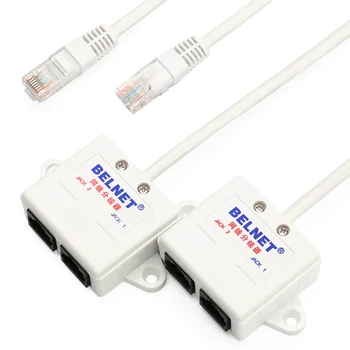 BELNET RJ45 connector network Ethernet cable splitter internet splitter two computer router IPTV connect internet simultaneously
BELNET RJ45 connector network Ethernet cable splitter internet splitter two computer router IPTV connect internet simultaneously