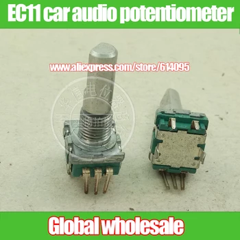 4pcs EC11 car audio potentiometer volume no step encoder / with switch / handle length 20MMF
4pcs EC11 car audio potentiometer volume no step encoder / with switch / handle length 20MMF