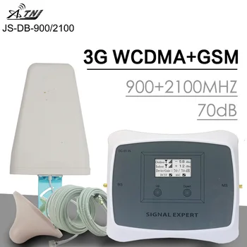 ATNJ Big Power 70dB Gain 2G 3G GSM WCDMA Mobile Signal Booster 900 2100 MHz Dual Band Cellular Signal Repeater 3G Amplifier Set
ATNJ Big Power 70dB Gain 2G 3G GSM WCDMA Mobile Signal Booster 900 2100 MHz Dual Band Cellular Signal Repeater 3G Amplifier Set