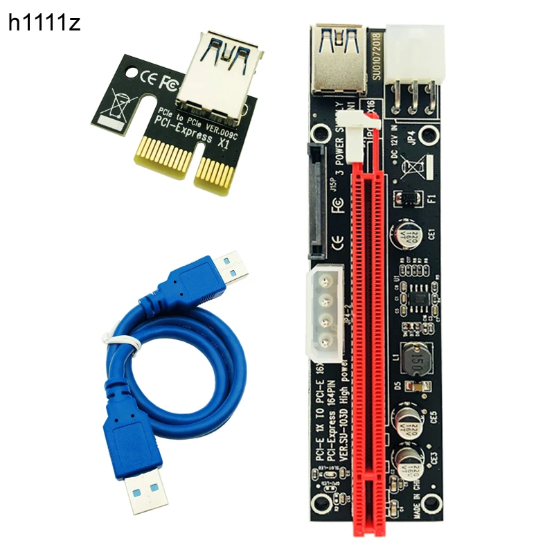 10 шт. PCI-E Express Riser Card 1X к 16X удлинитель адаптер USB 3,0 кабель LED SATA 4Pin 6Pin разъем питания для BTC Miner Mining
10 шт. PCI-E Express Riser Card 1X к 16X удлинитель адаптер USB 3,0 кабель LED SATA 4Pin 6Pin разъем питания для BTC Miner Mining