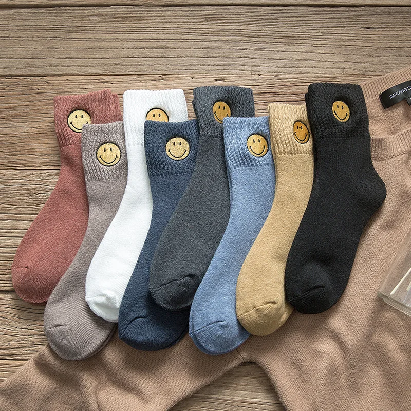 Japanese Harajuku Kawaii 2018 Autumn and Winter Smiley Face Fashion Warm Women Socks Female College Style Funny Socks
Japanese Harajuku Kawaii 2018 Autumn and Winter Smiley Face Fashion Warm Women Socks Female College Style Funny Socks