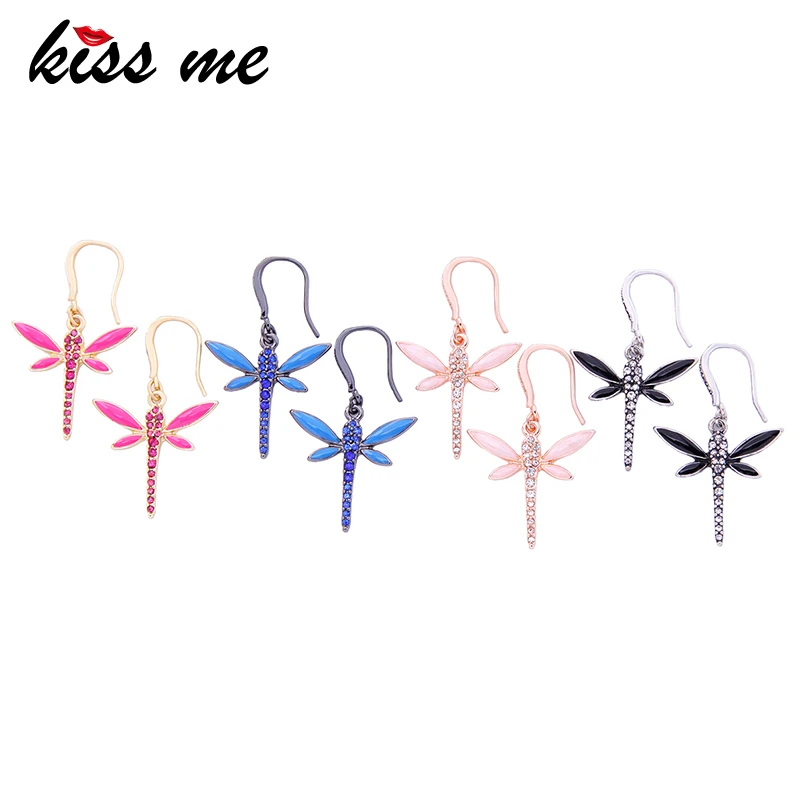 KISS ME 4 Colors Rhinestone Enamel Dragonfly Drop Earrings 2018 Korean Fashion Earrings for Women Brand Costume Jewelry
KISS ME 4 Colors Rhinestone Enamel Dragonfly Drop Earrings 2018 Korean Fashion Earrings for Women Brand Costume Jewelry