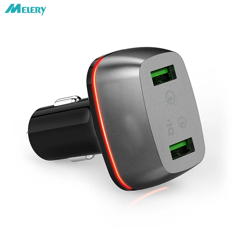 Smart Dual USB Car Charger Quick Charge 3.0 42W for Galaxy S7/S6/Edge/Plus,Note 5/4,iPhone 8/7/6s/,iPad Pro/ Air 2/mini,Huawei
Smart Dual USB Car Charger Quick Charge 3.0 42W for Galaxy S7/S6/Edge/Plus,Note 5/4,iPhone 8/7/6s/,iPad Pro/ Air 2/mini,Huawei