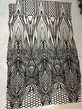 Balck guipure lace fabric tulle sequined .French lace wedding dress fabric. Free shipping.
Balck guipure lace fabric tulle sequined .French lace wedding dress fabric. Free shipping.